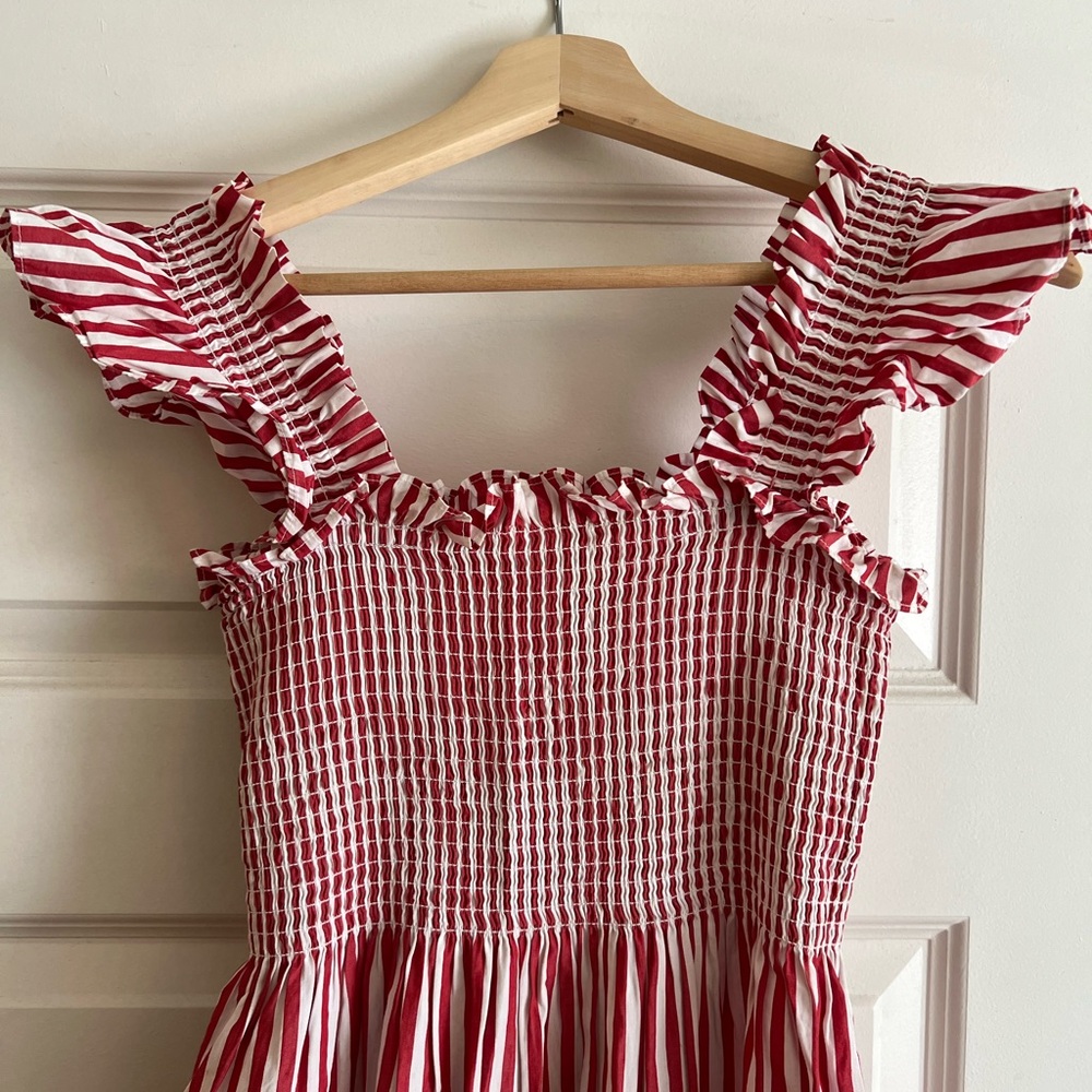Hill House Home Cherry Stripe Ellie Nap Dress (has pockets!)